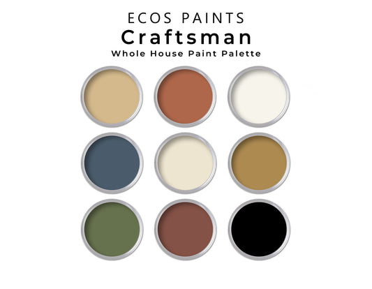 Craftsman ECOS Paint Palette | No-Toxic, No VOC Historic Home Color Palette