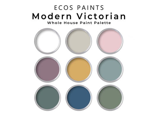 ECOS Victorian Paint Palette | Modern Victorian Non-Toxic, No VOC House Color Palette