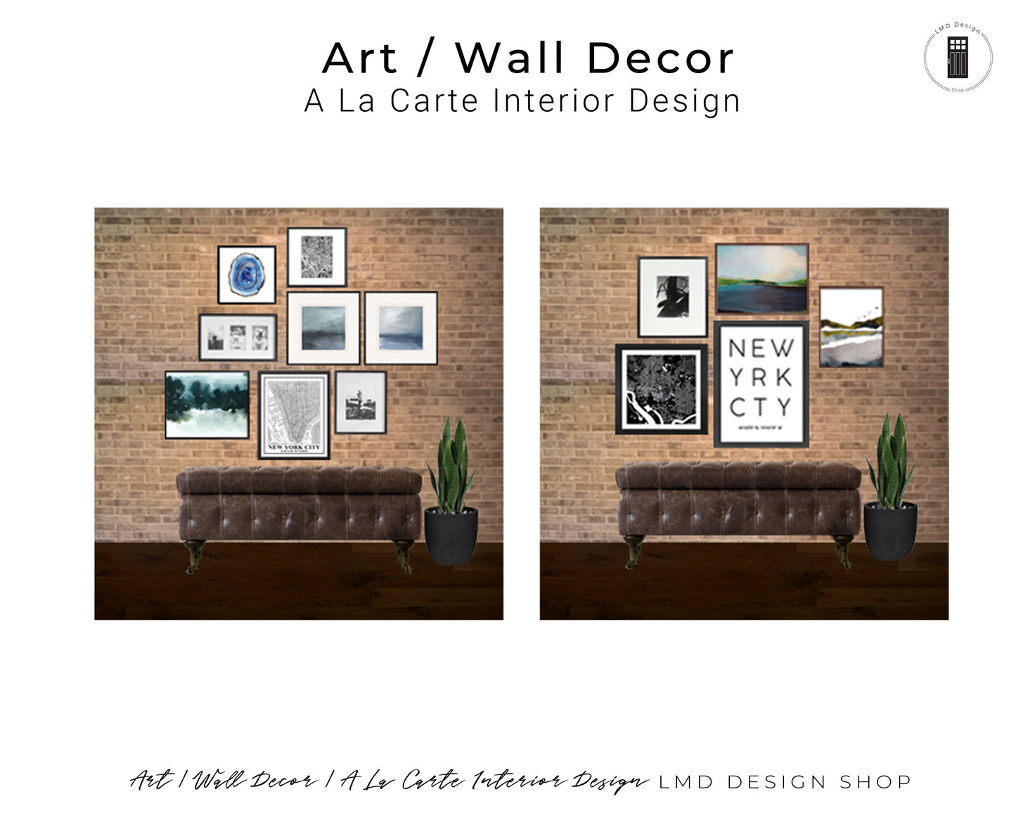 Interior Design Service | Gallery Art Wall Design Consultation