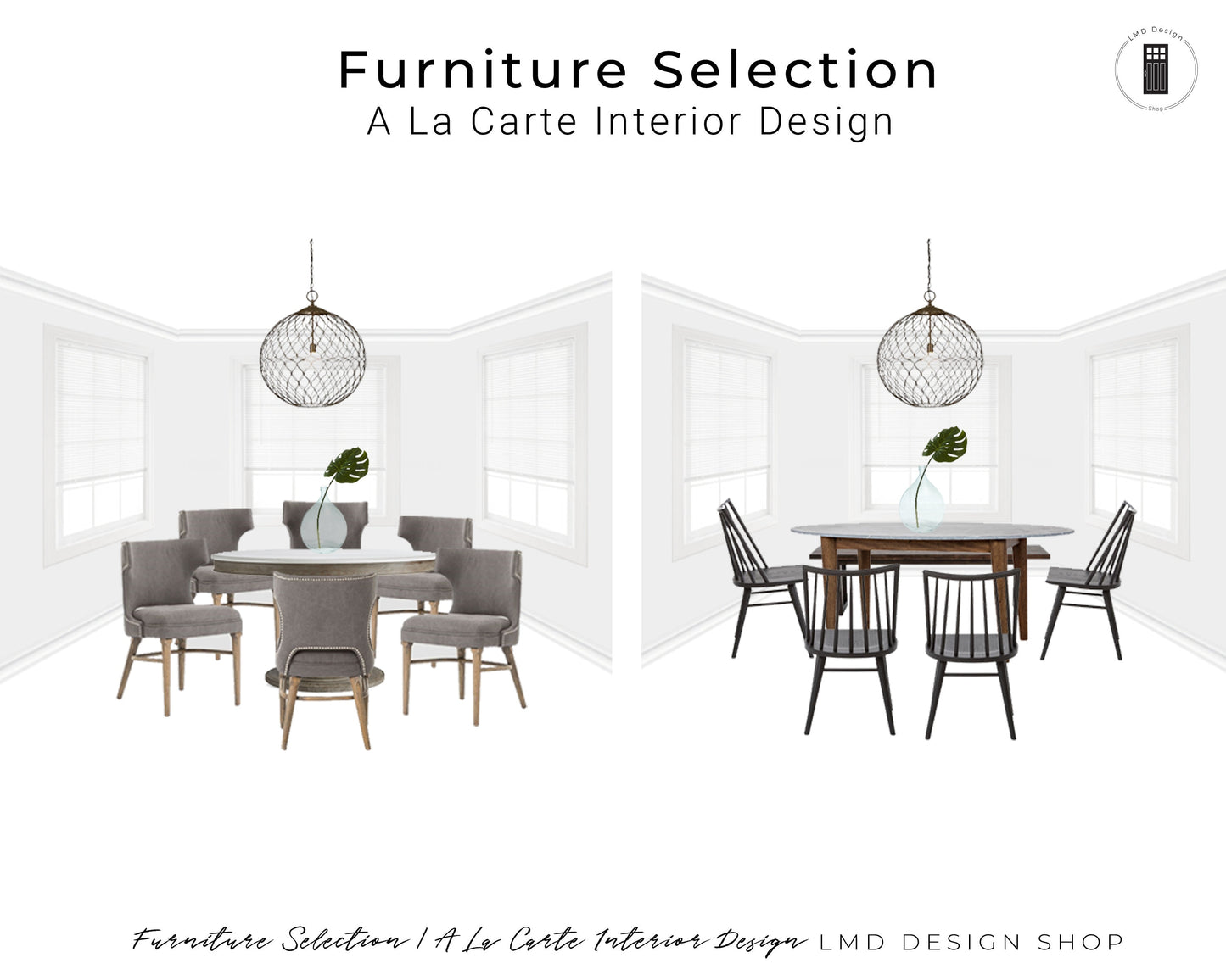Interior Design Service | Furniture Selection Mood Board