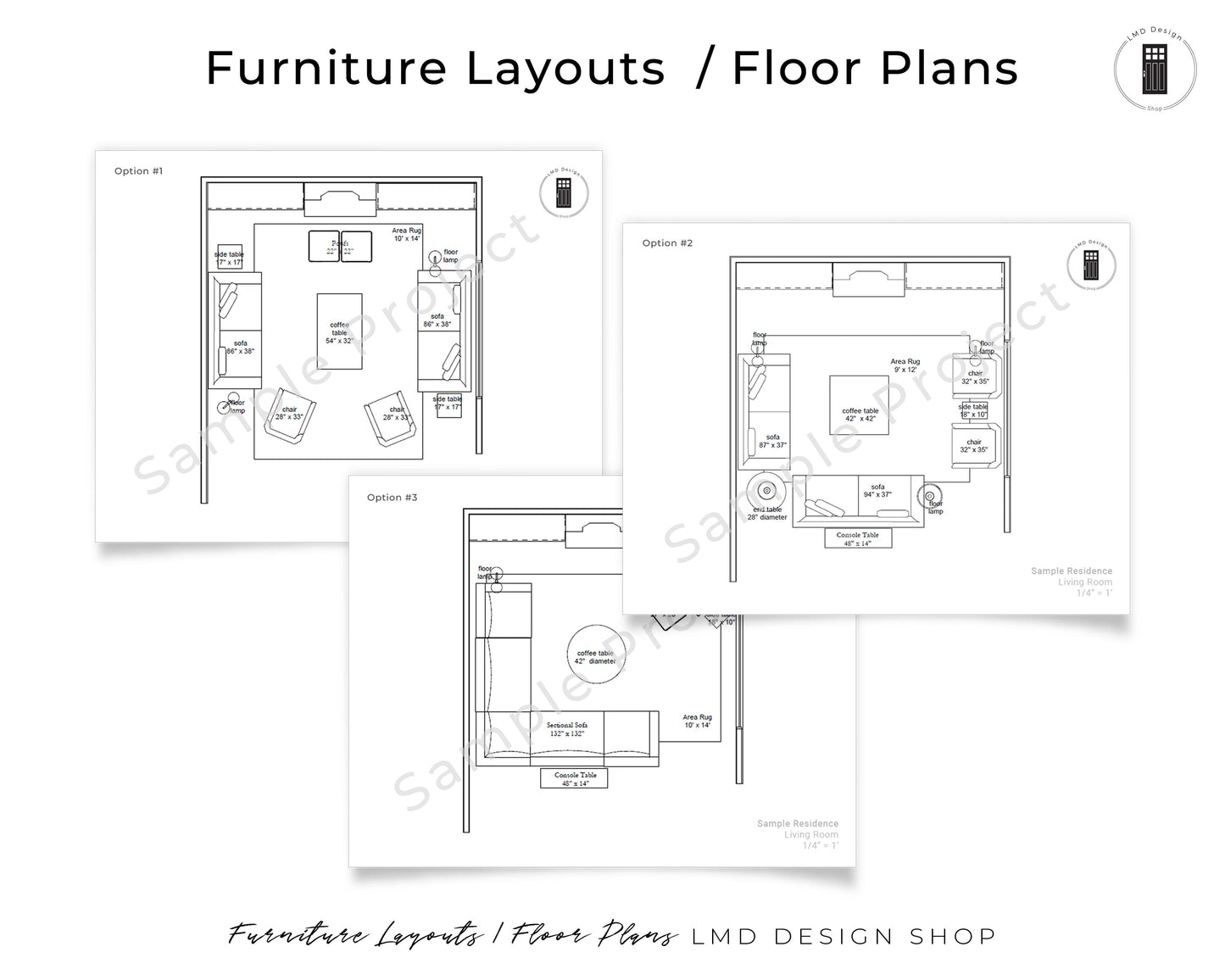 Floor Plans | Furniture Layout Interior Design Space Planning