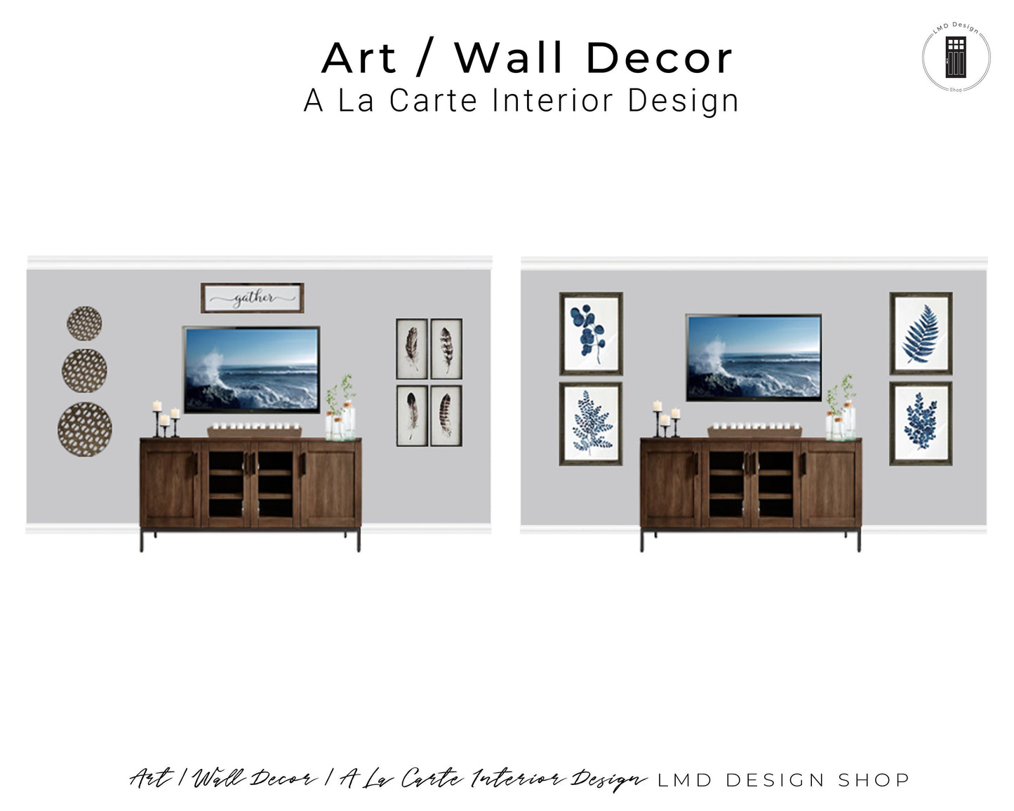 Interior Design Service | Gallery Art Wall Design Consultation