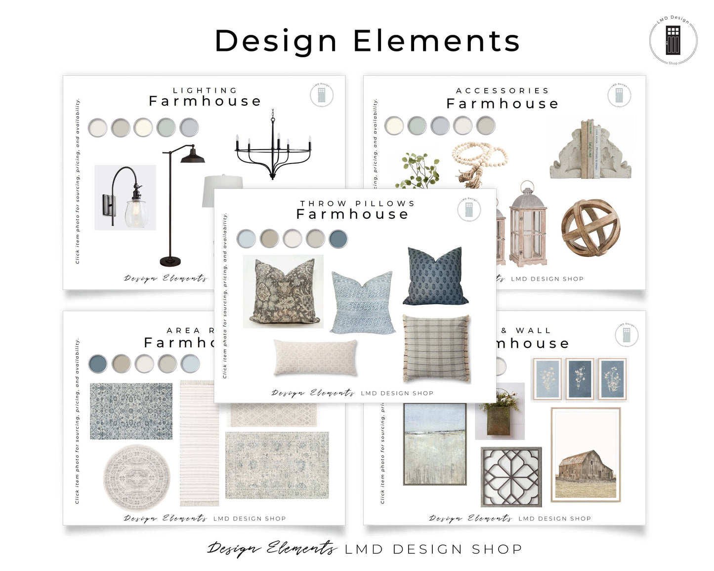 Farmhouse Benjamin Moore Paint Color Palette | Whole House Paint Palette
