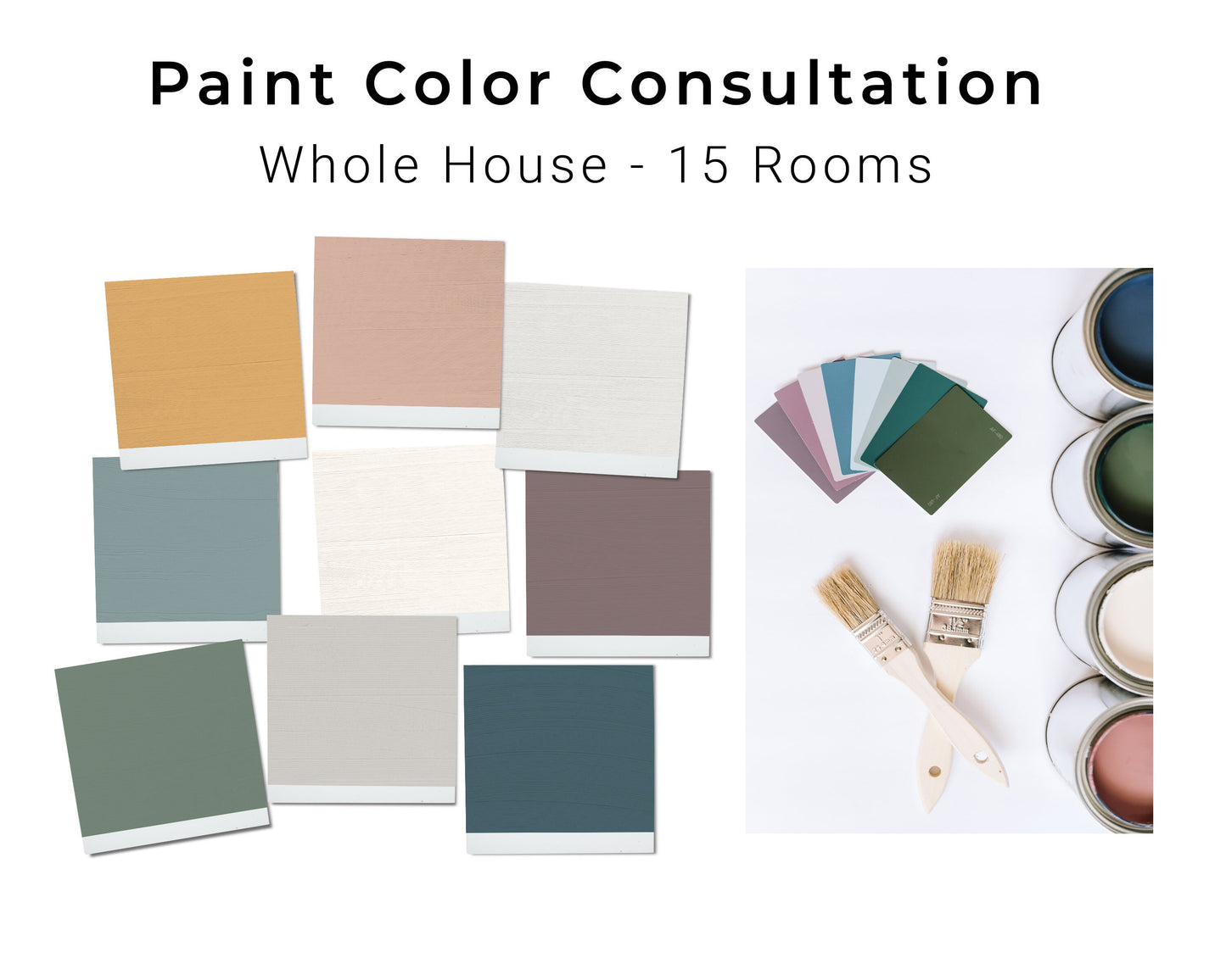 Interior Paint Color Consultation | Custom House Paint Color Palette