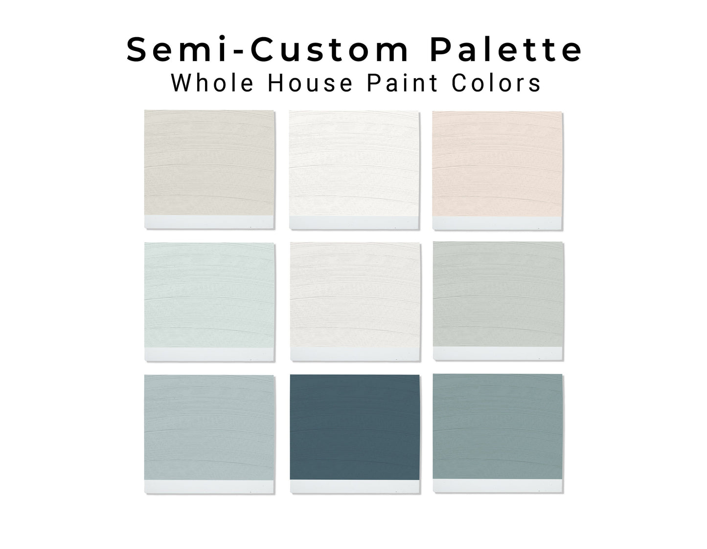 Custom Paint Color Palette | Home Paint Color Scheme Custom