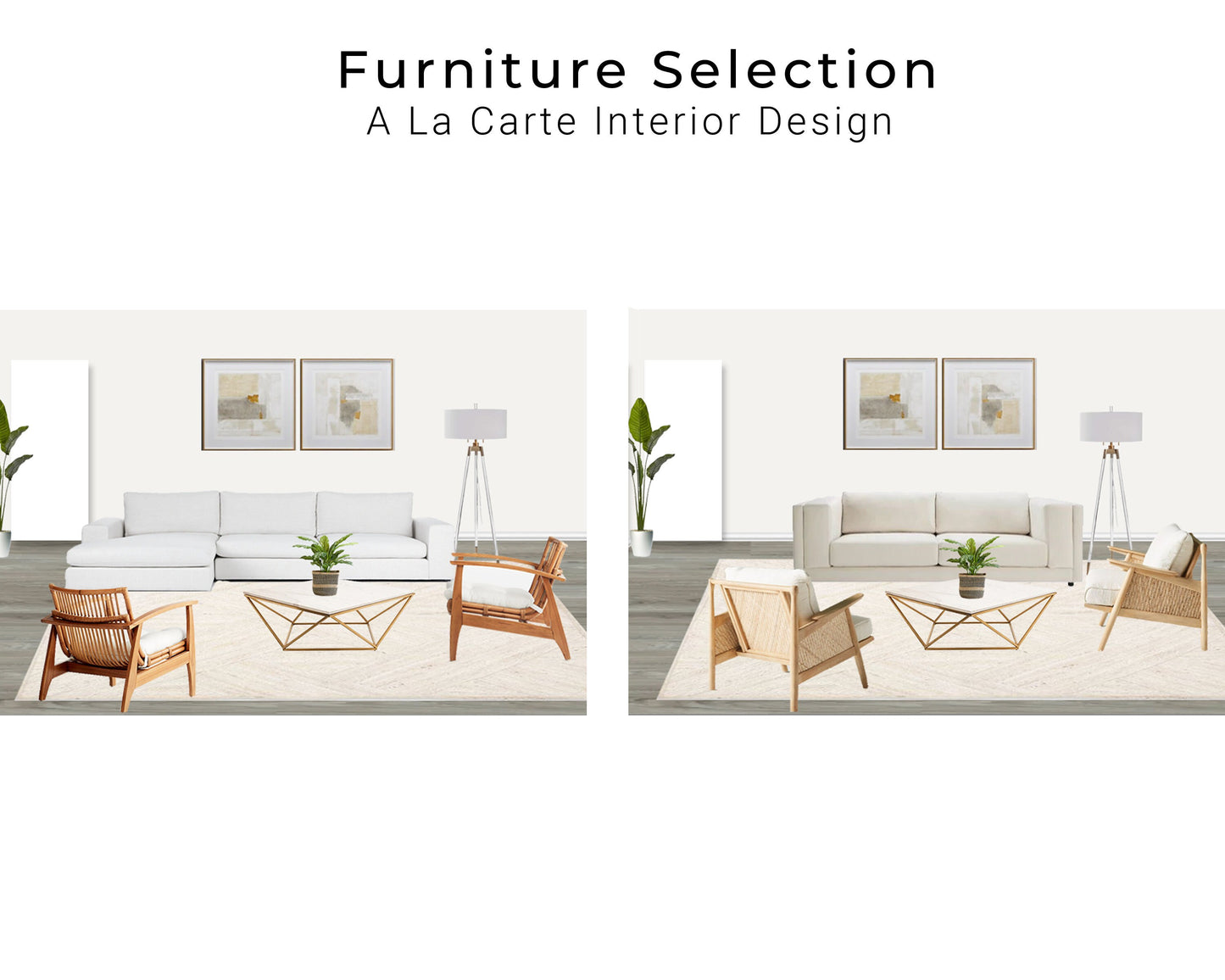 Interior Design Service | Furniture Selection Mood Board