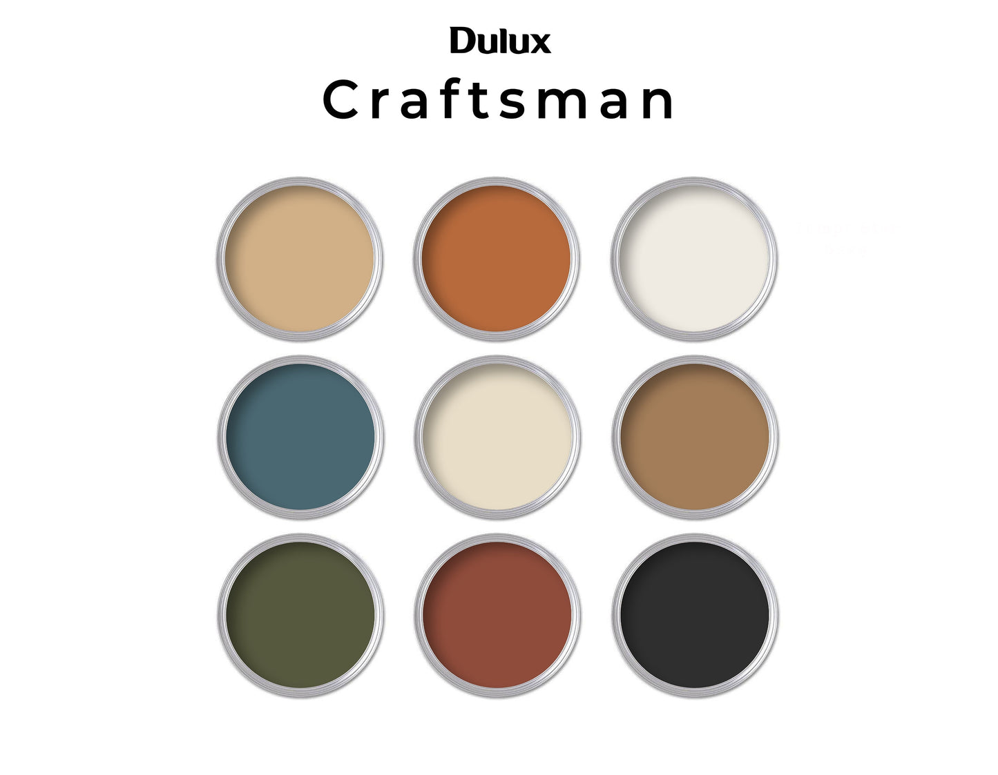 Craftsman Dulux Paint Color Palette | Home Paint Colors (Dulux Canada)