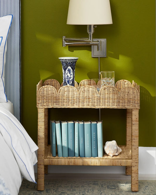 Steal This Style: Scalloped Rattan Table Edition