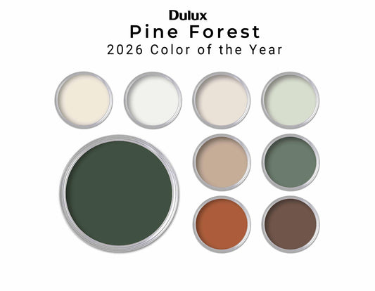 Pine Forest Dulux Canada 2026 Color of the Year | Canadian Paint Color Palette | Whole House Paint Scheme