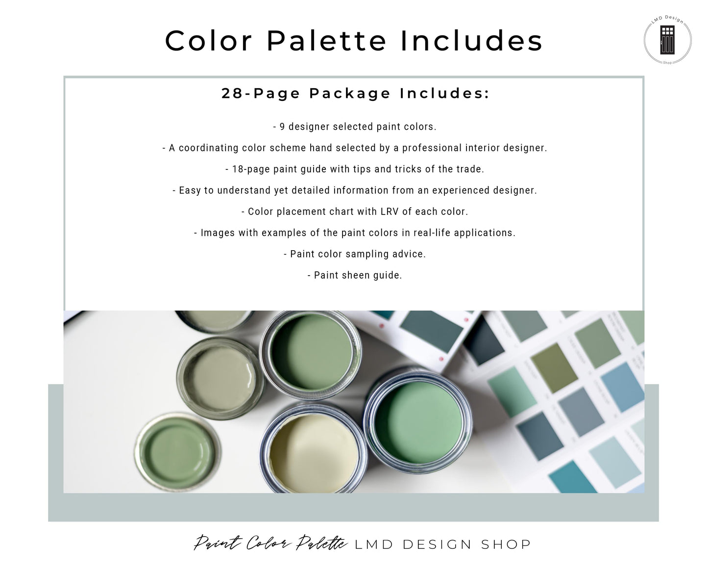 Sea Salt Sherwin Williams Paint Color Palette | Whole House Paint Palette