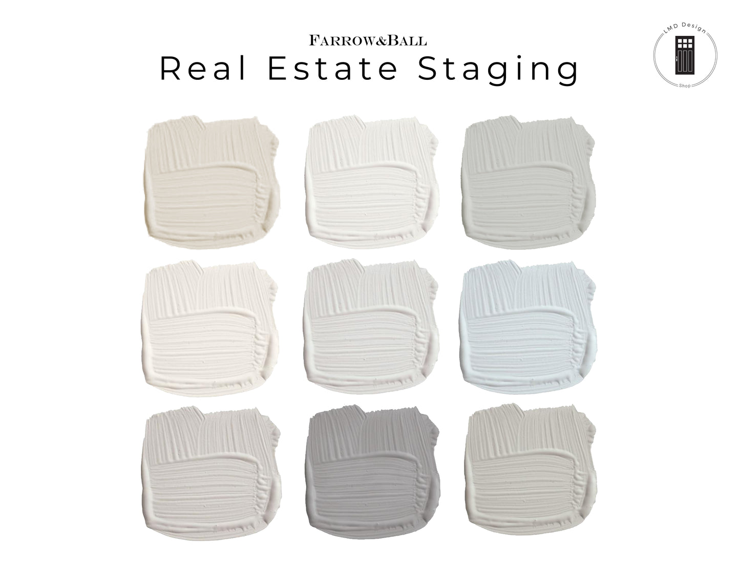 Farrow and Ball Neutral Paint Palette | Whole House Paint Palette Real Estate Staging