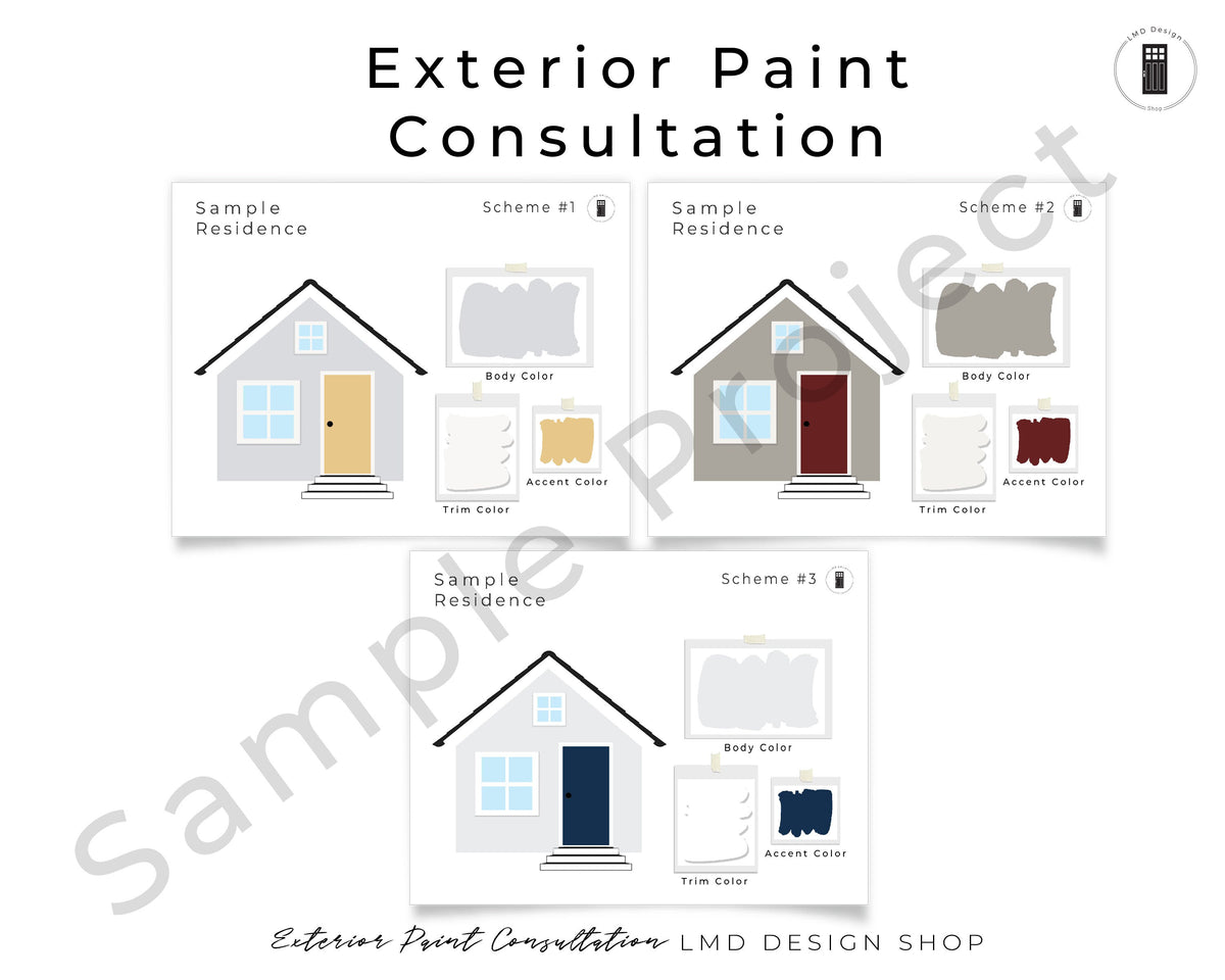 Exterior Paint Color Consultation | Custom Exterior Paint Selection ...