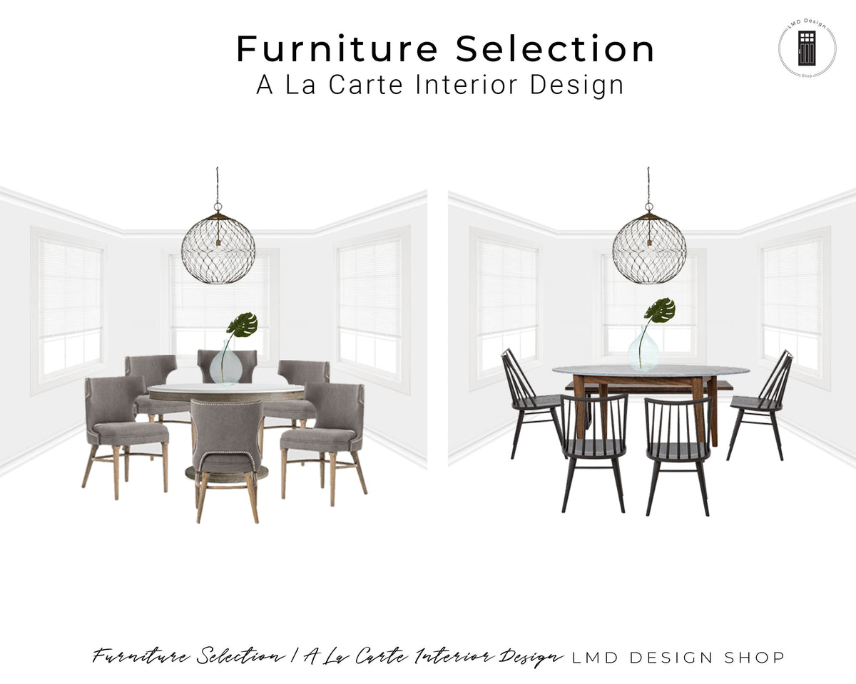 Interior Design Service | Furniture Selection Mood Board – LMDDesignShop