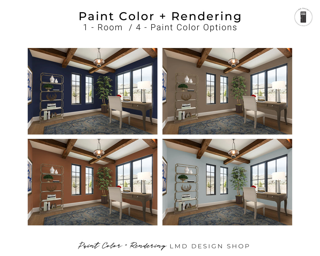 Paint Color Consultation & Rendering | Custom Paint Selection with Ren ...