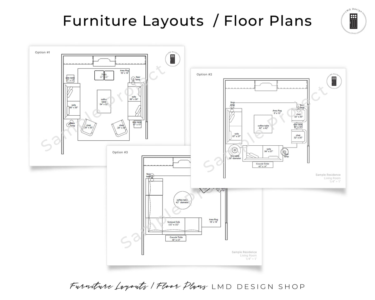 Floor Plans | Furniture Layout Interior Design Space Planning ...