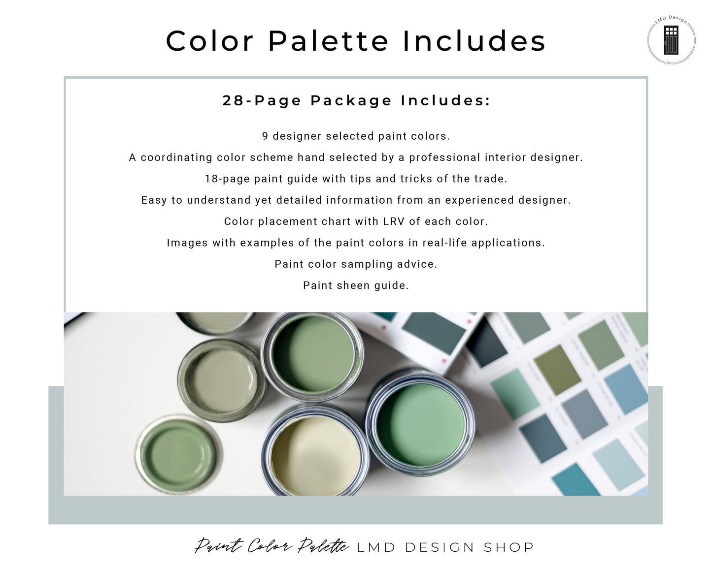 October Mist Benjamin Moore Paint Palette | Whole House Color Palette