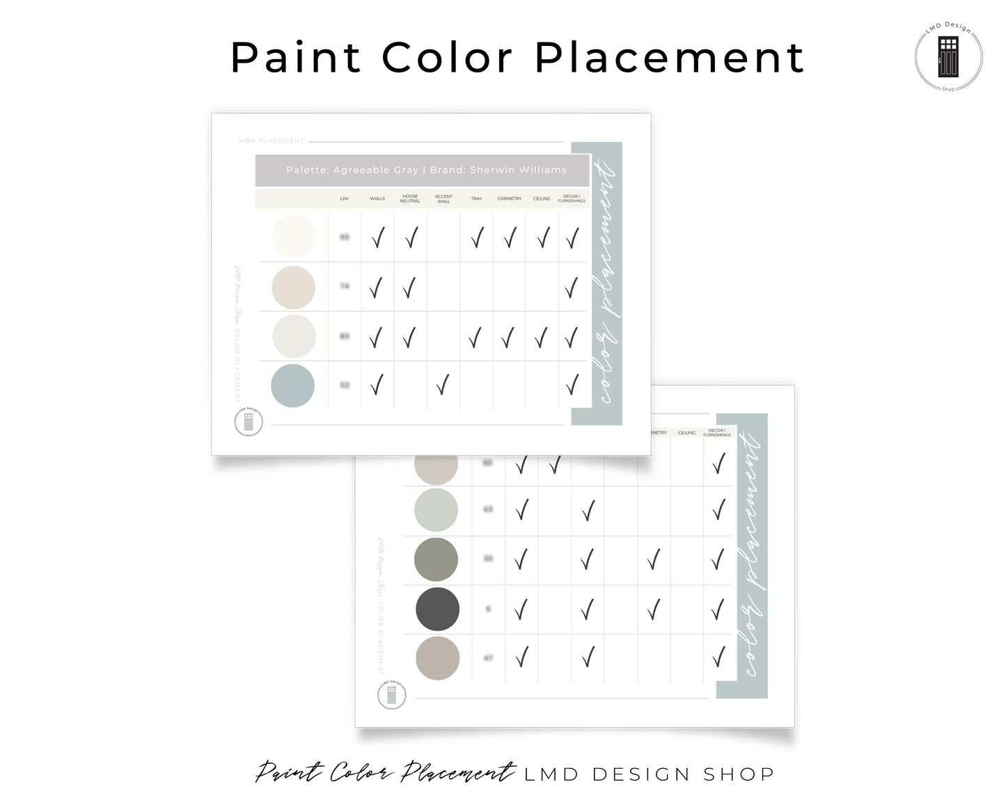 Coastal Behr Paint Color Palette | Interior Paint Colors for Home