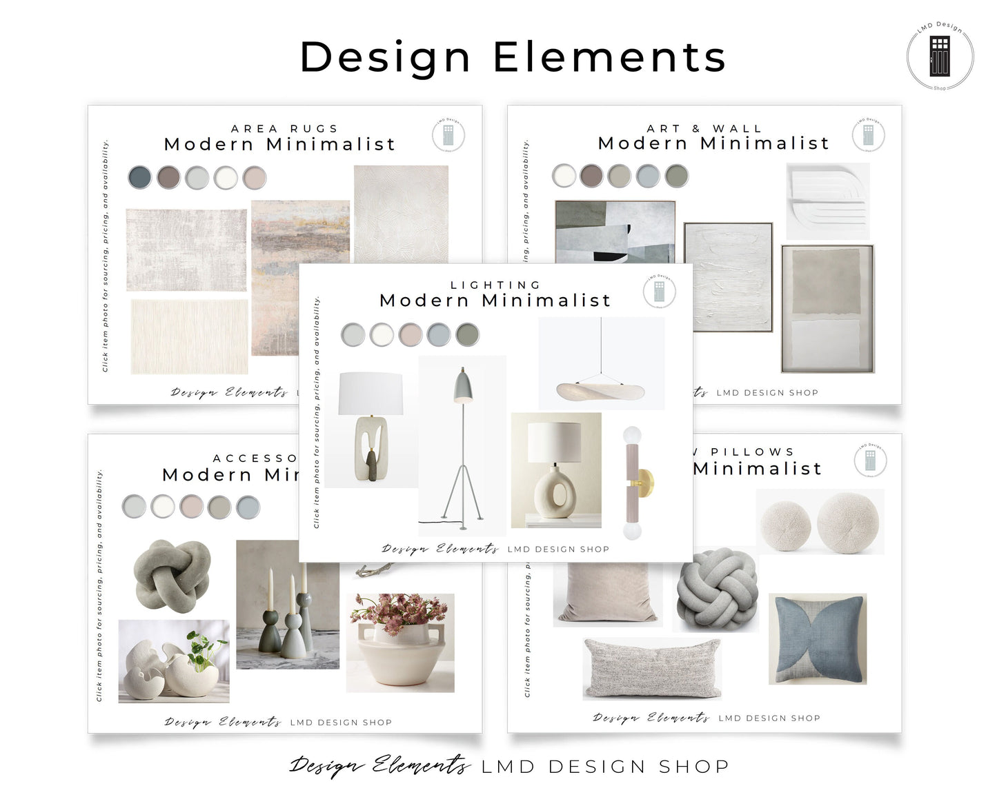 Modern Minimalist Sherwin Williams Paint Palette | Whole House Paint Palette