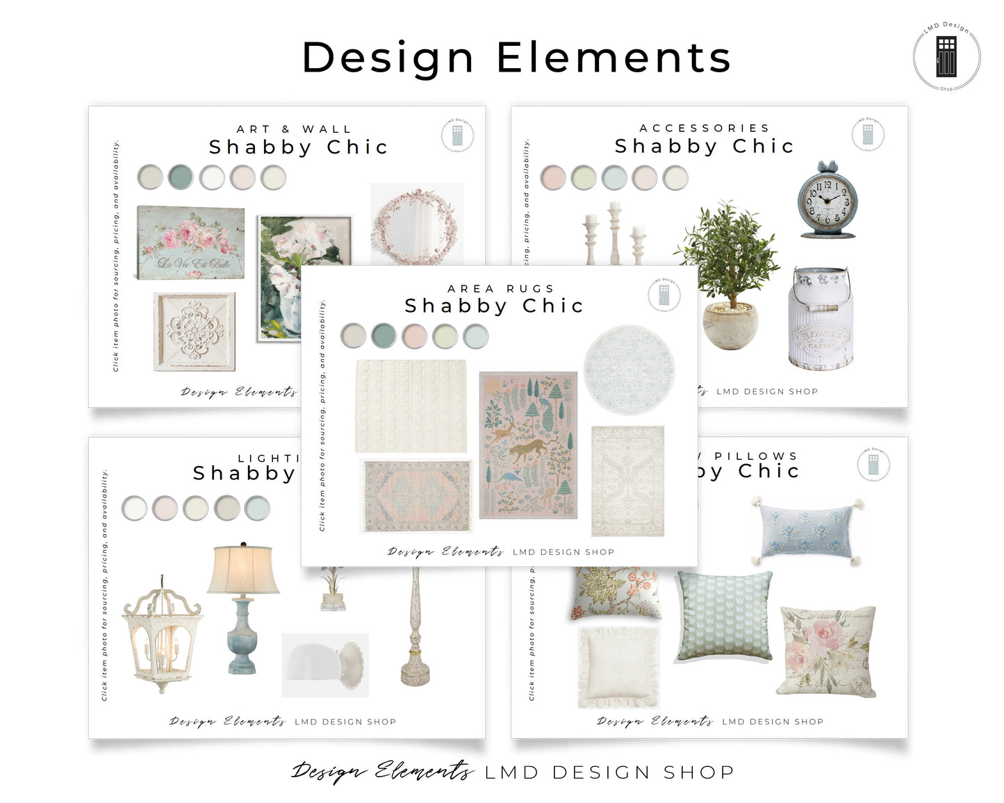 Shabby Chic Valspar Paint Color Palette | Cottage House Interior Paint