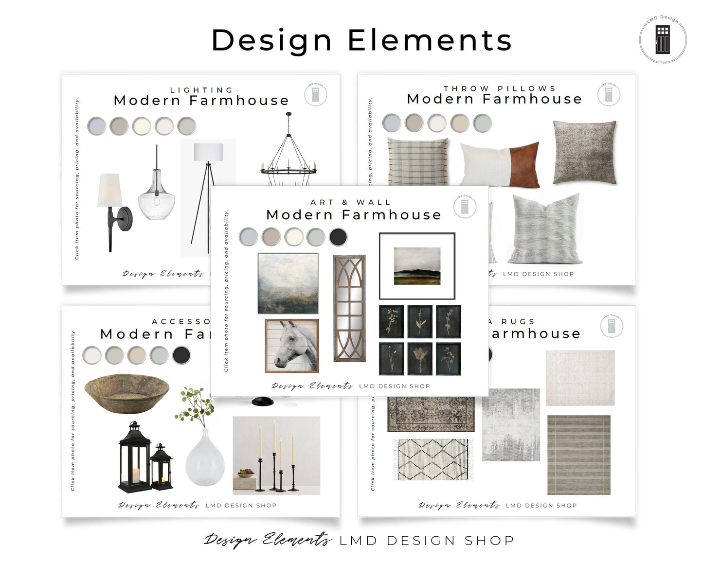 Modern Farmhouse Sherwin Williams Paint Palette | Whole Home Color Palette