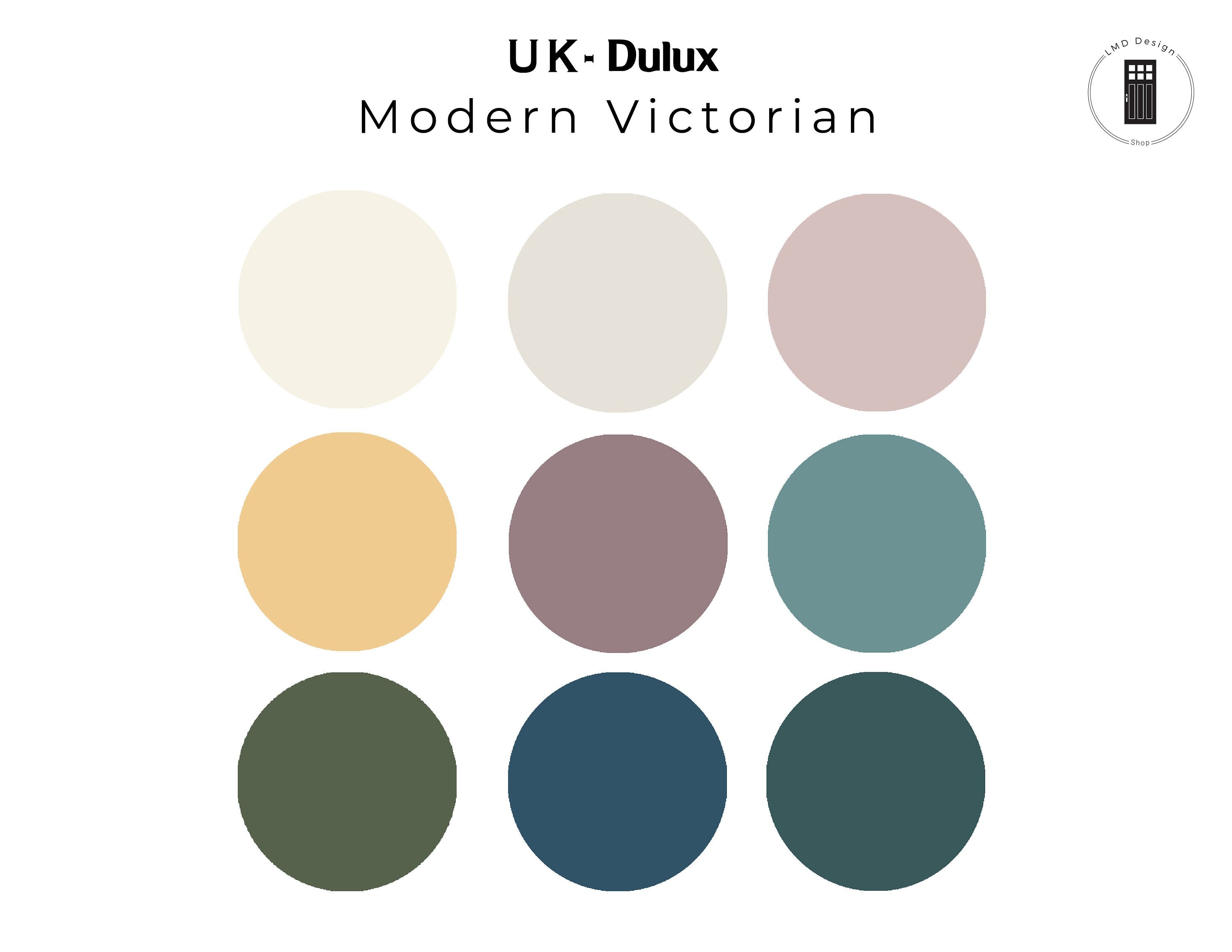 UK Dulux Victorian Paint Color Palette | Modern Victorian Dulux UK Int ...