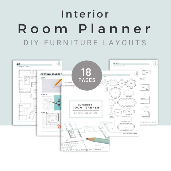 Furniture Layouts Interior Room Planner | DIY Furniture Layouts Printa ...