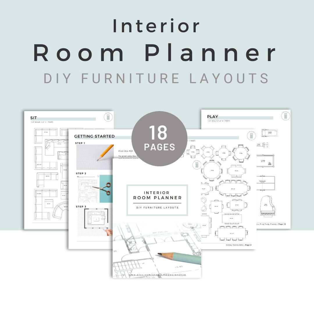 Furniture Layouts Interior Room Planner | DIY Furniture Layouts Printable