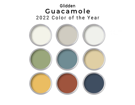 Glidden Guacamole Paint Palette 2022 Color | House Color Palette