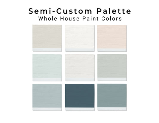 Custom Paint Color Palette | Home Paint Color Scheme Custom
