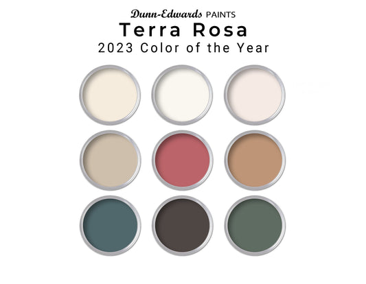 Dunn-Edwards 2023 Terra Rosa Paint Palette | Whole House Paint Palette