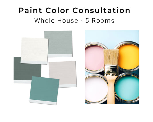Paint Color Consultation | Whole House Custom Paint Palette