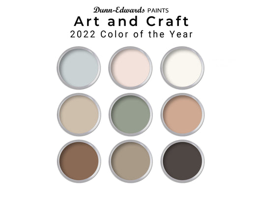 Dunn-Edwards Paint Palette 2022 Color of Year | Interior Paint Palette