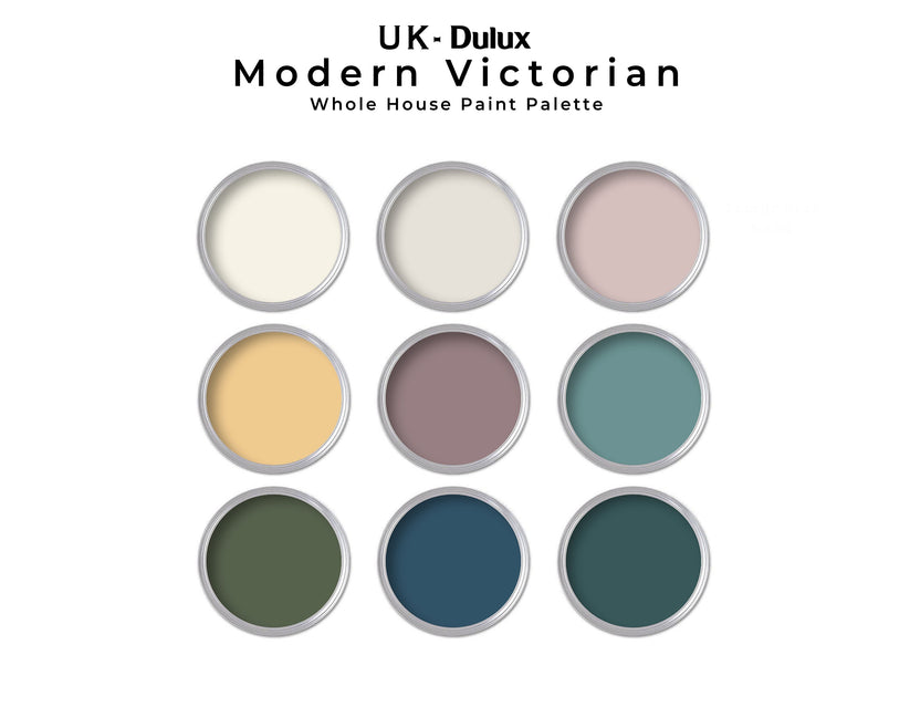UK Dulux Victorian Paint Color Palette | Modern Victorian Dulux UK Int ...