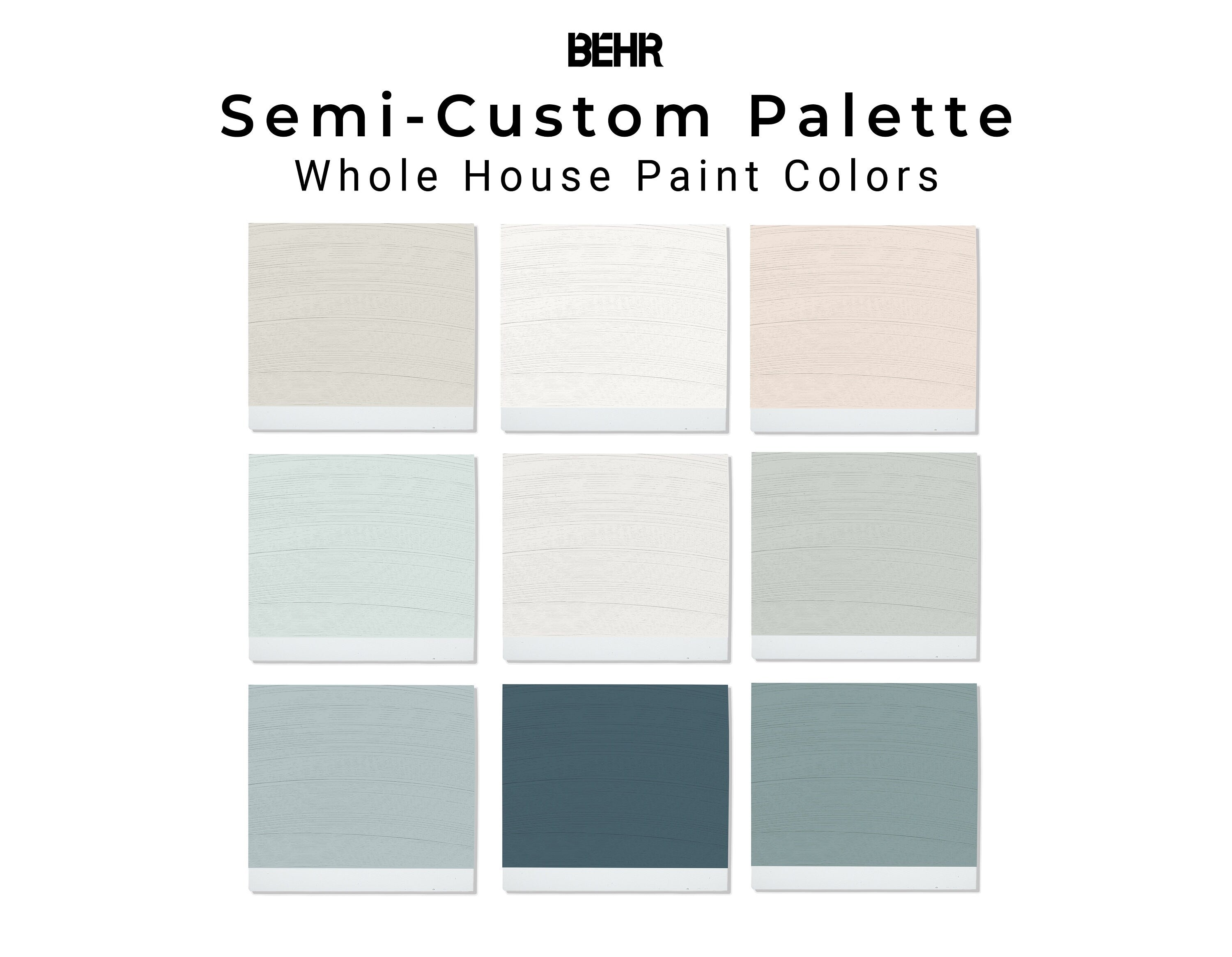 Butler Color Options Behr Custom Paint Color Palette | Home Paint Color Consultation ...