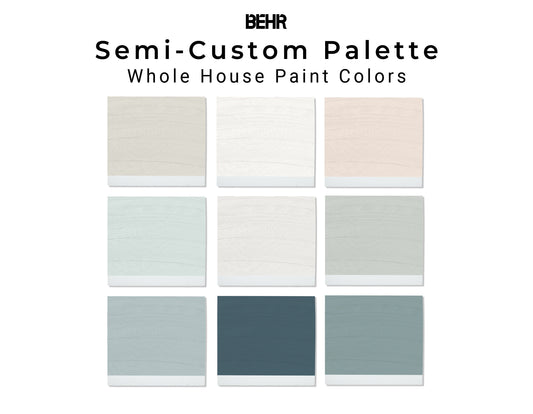 Behr Custom Paint Color Palette | Home Paint Color Consultation