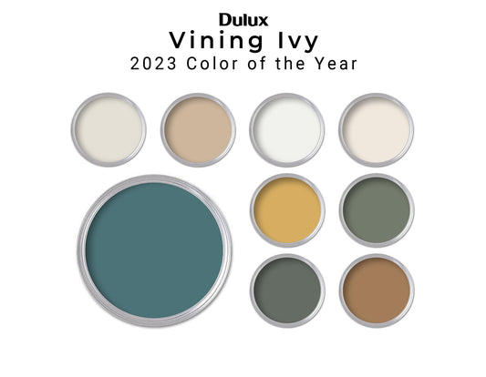 Dulux Vining Ivy Paint Palette 2023 Color | Dulux Canada Interior Paint Colors for Home