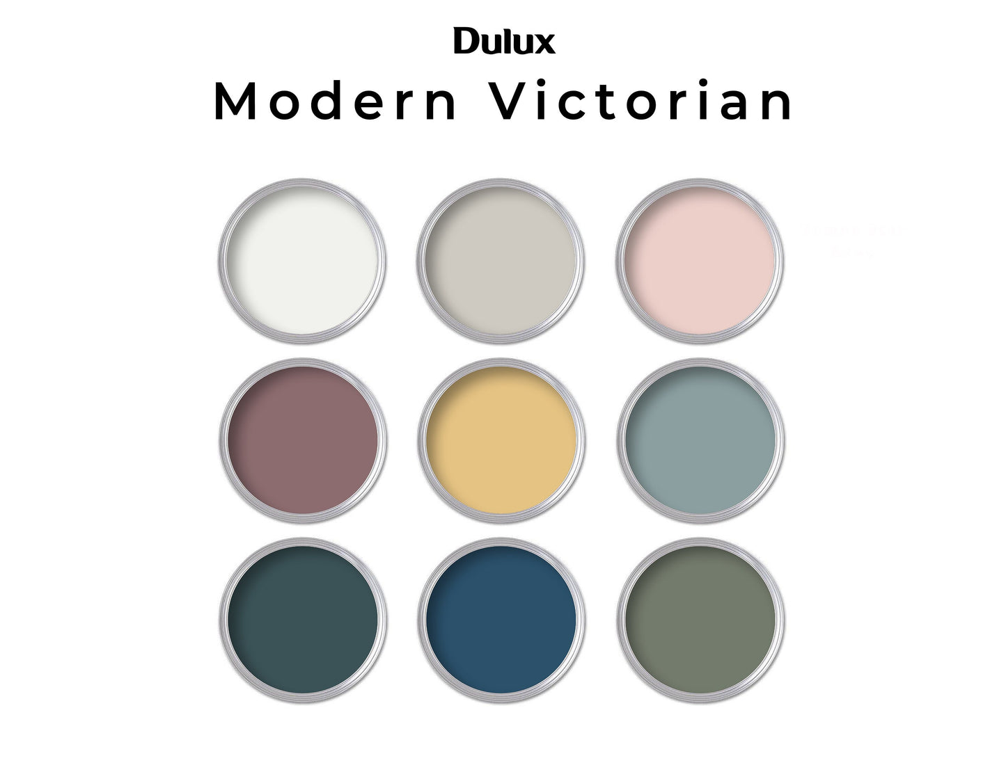 Victorian Dulux Paint Color Palette | Whole House Paint Palette Dulux Canada