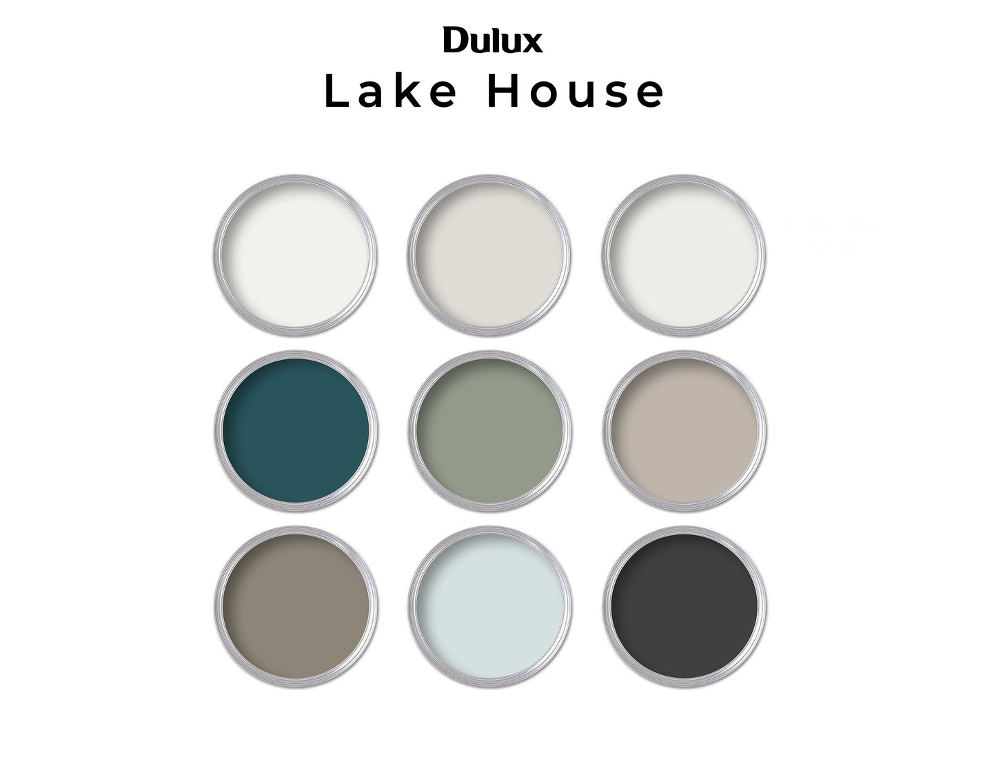 Lake House Dulux Paint Palette (Canadian Color Codes) | Whole House Pa ...